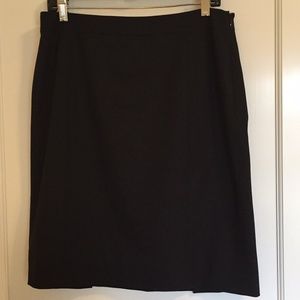 Lafayette 148 Black Wool Pencil Skirt *Like New*